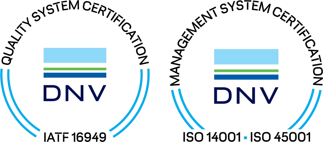 DNV Certifikáty - IATF 16949, ISO 14001, ISO 45001